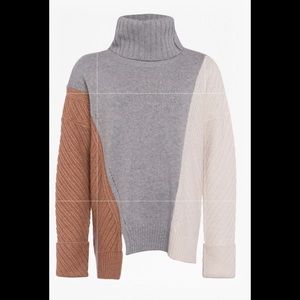 FRENCH CONNECTION Color Block Sweater